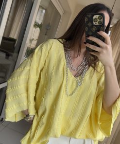Sarı Triko Tunik